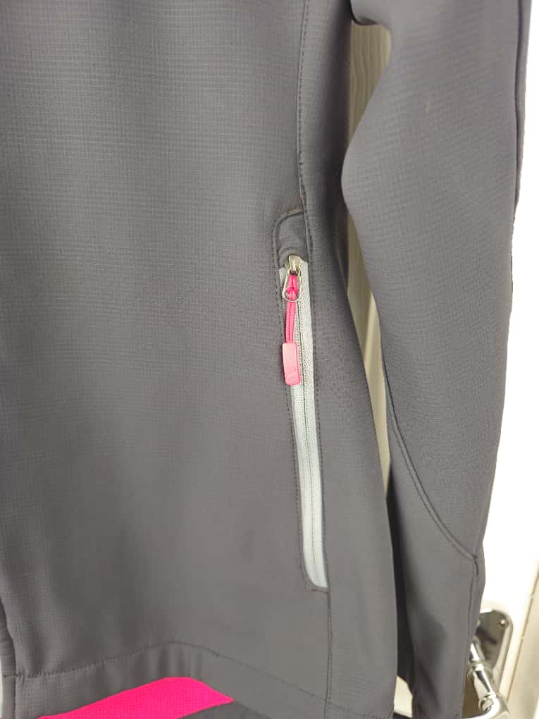 Rab Womens Full Zip Grey Soft Shell Style Hooded Jacket - UK 10