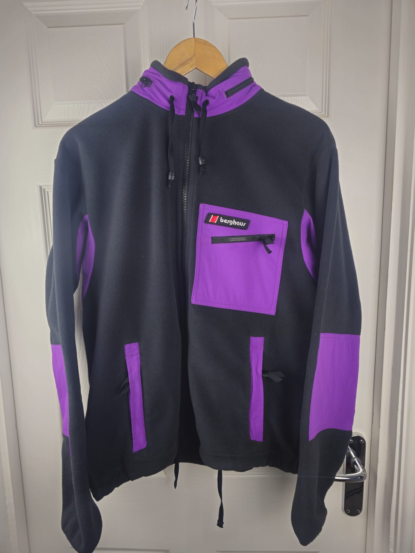 Berghaus Unisex Ascent 91 Full Zip Hooded Fleece Jacket - S/Small M/10