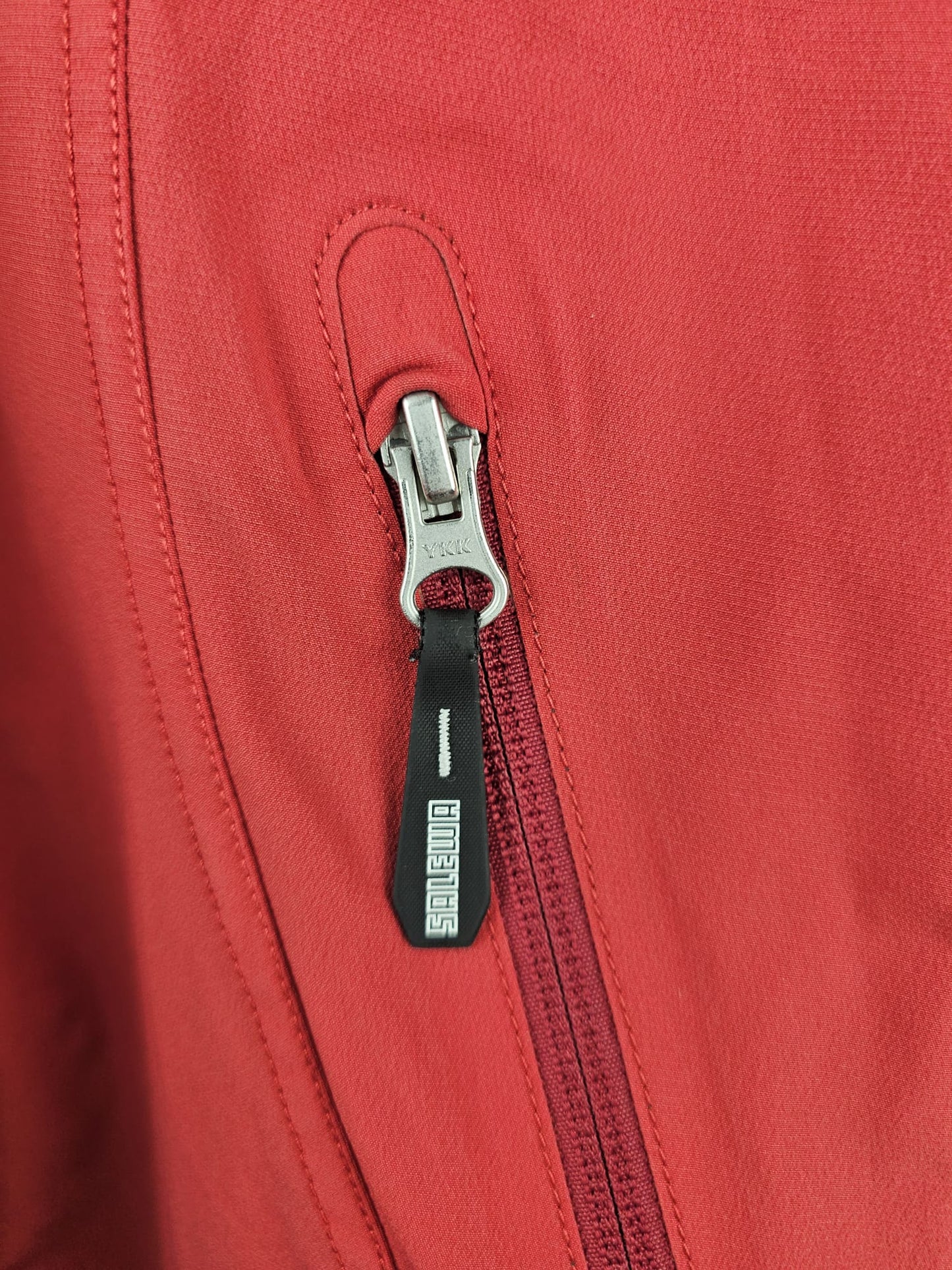 Salewa Womens Full Zip Salewa Alpine Extreme Red Softshell 150 Year Soft Shell Jacket - UK 10