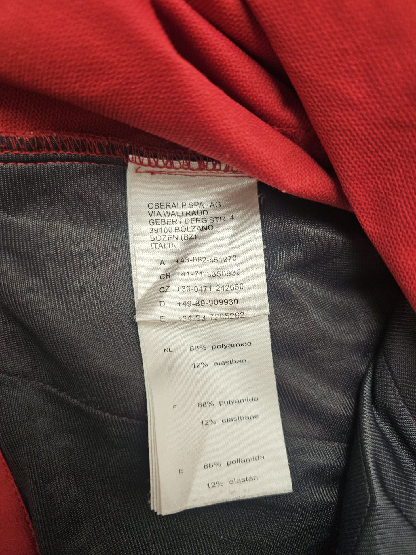 Salewa Womens Full Zip Salewa Alpine Extreme Red Softshell 150 Year Soft Shell Jacket - UK 10