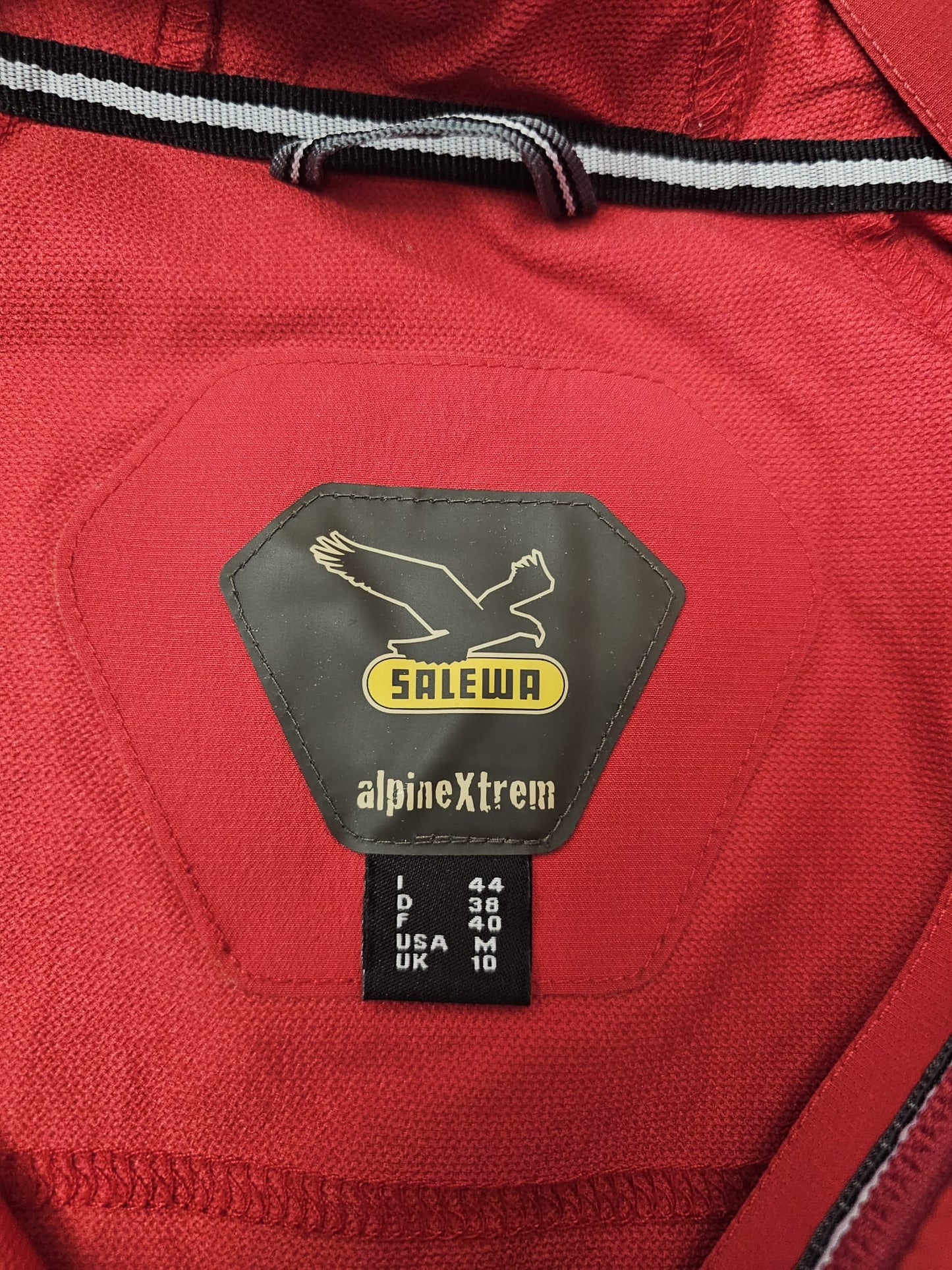 Salewa Womens Full Zip Salewa Alpine Extreme Red Softshell 150 Year Soft Shell Jacket - UK 10