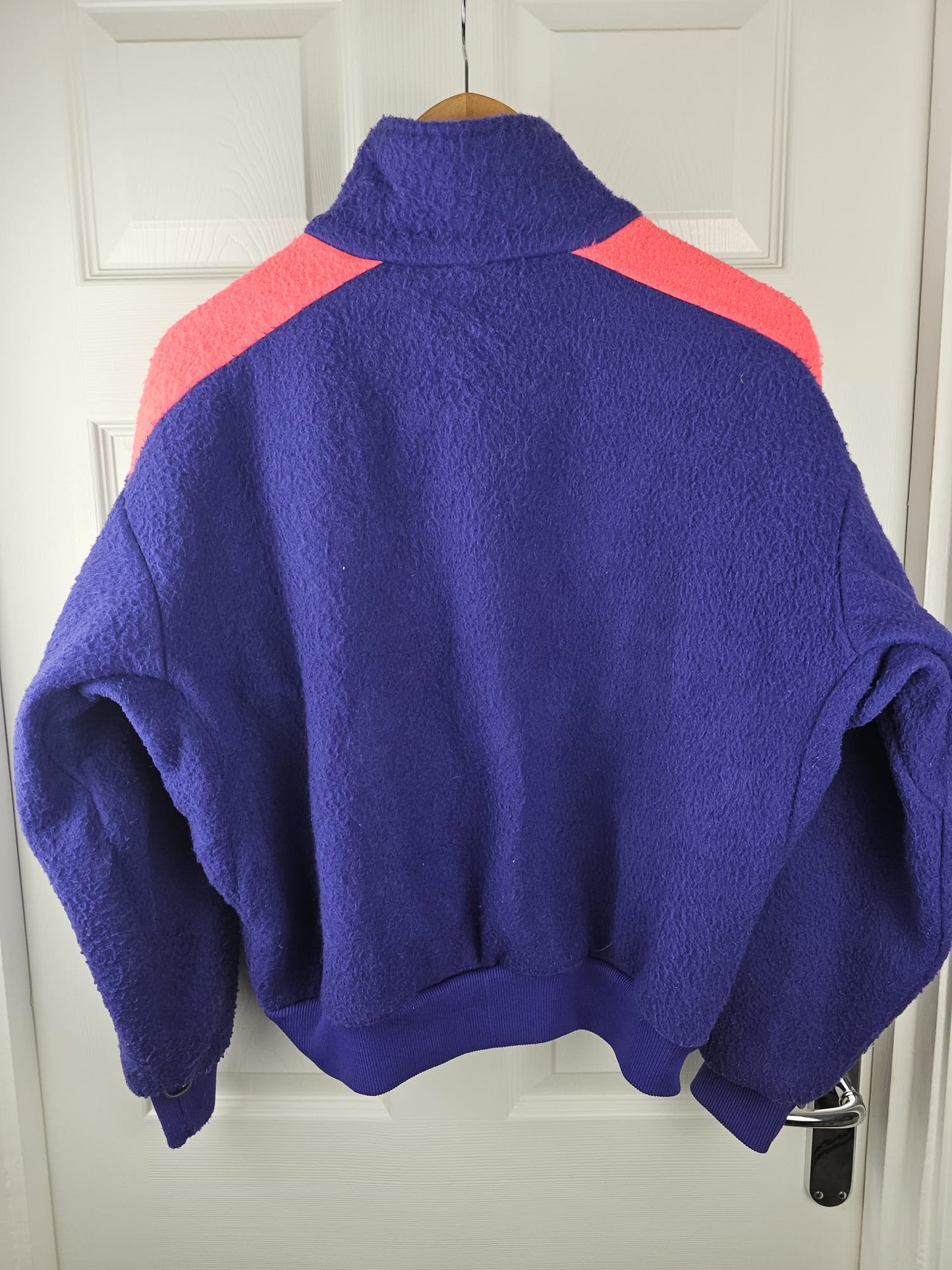 Columbia Womens Vintage Full Zip Fleece Jacket - L/Large - Purple/Pink