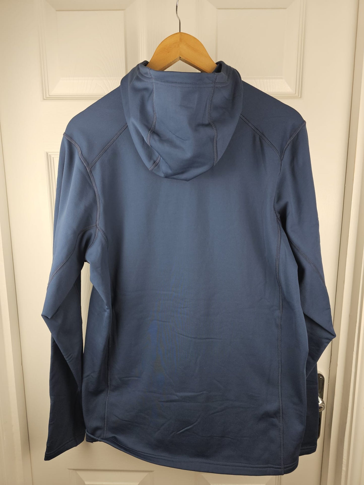 Rab Mens Super Flux Full Zip Hooded Fleece Jacket - L/Large - Navy