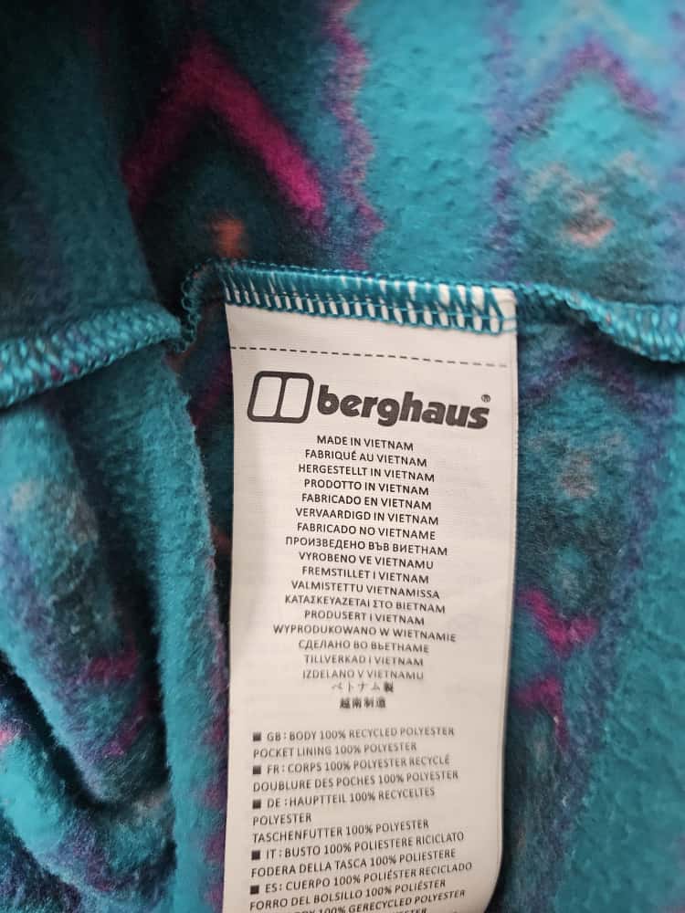 Berghaus Unisex Aztec Dean Street 1/4 Zip Pullover Fleece Jumper - XS/Extra Small
