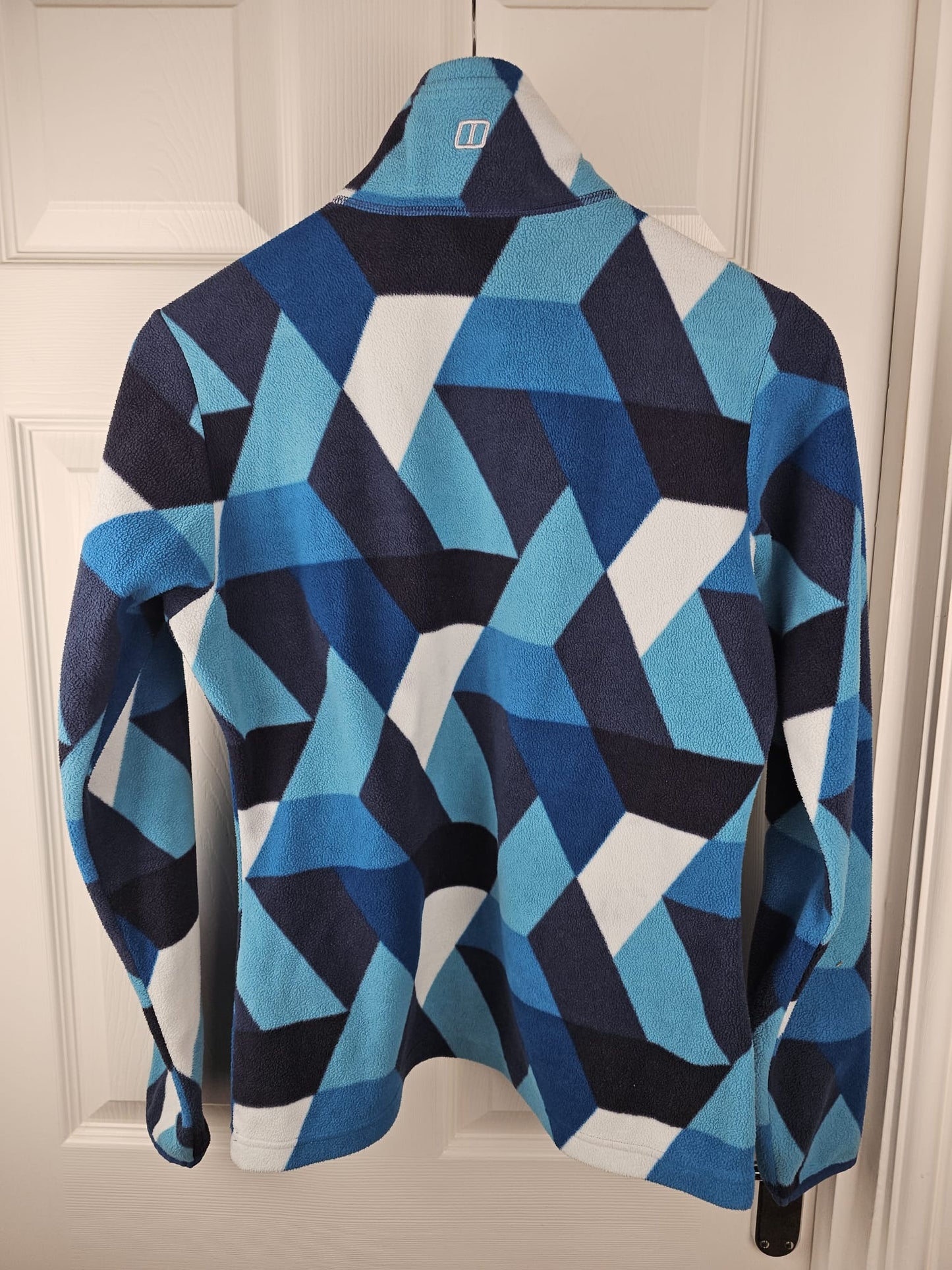 Berghaus Womens 1/4 Zip Abstract Pattern Pullover Fleece Jumper - UK 12