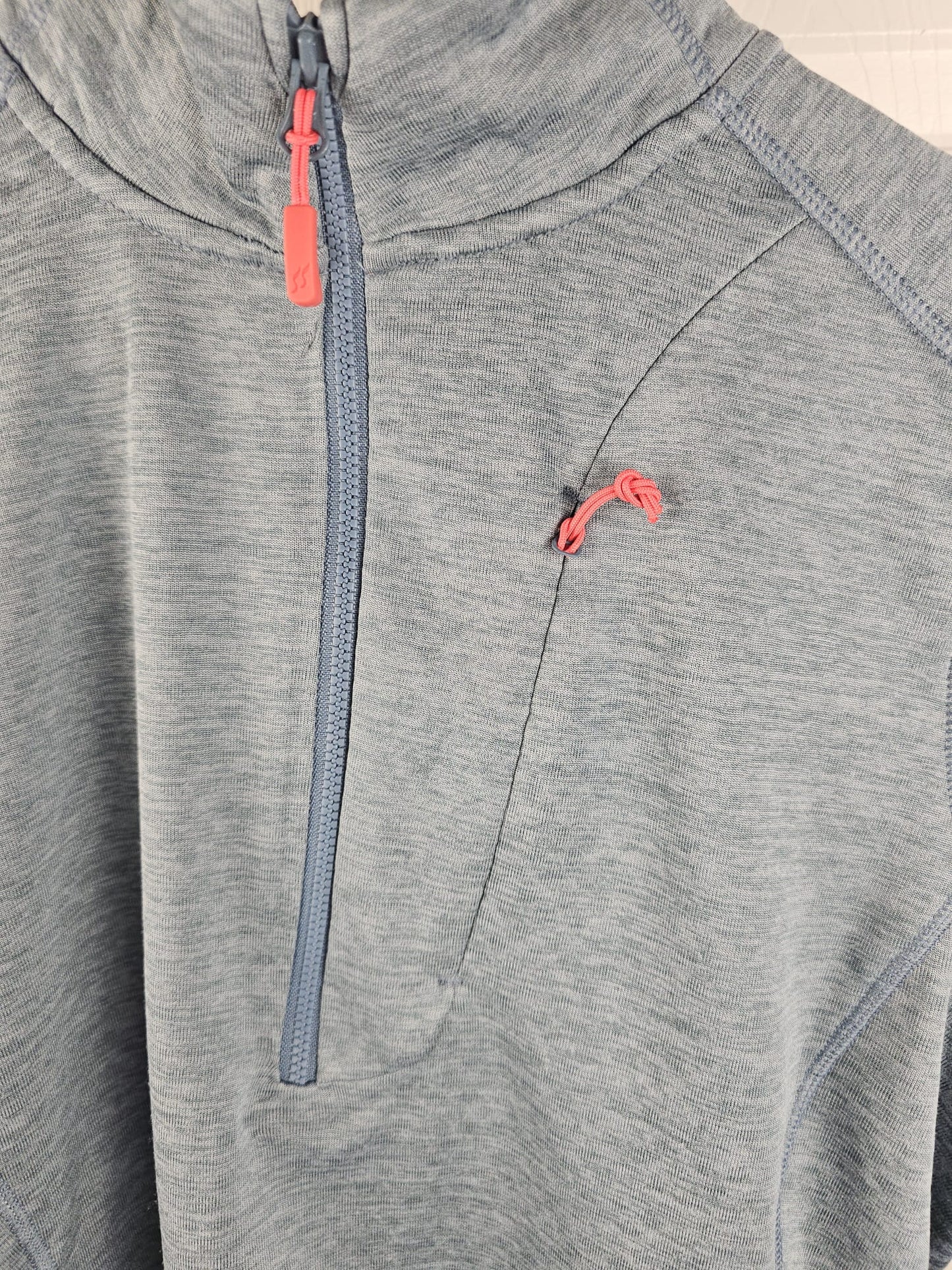 Rab Womens 1/2 Zip Pullover Thermic Fleece Jumper - UK 12 - Blue/Grey