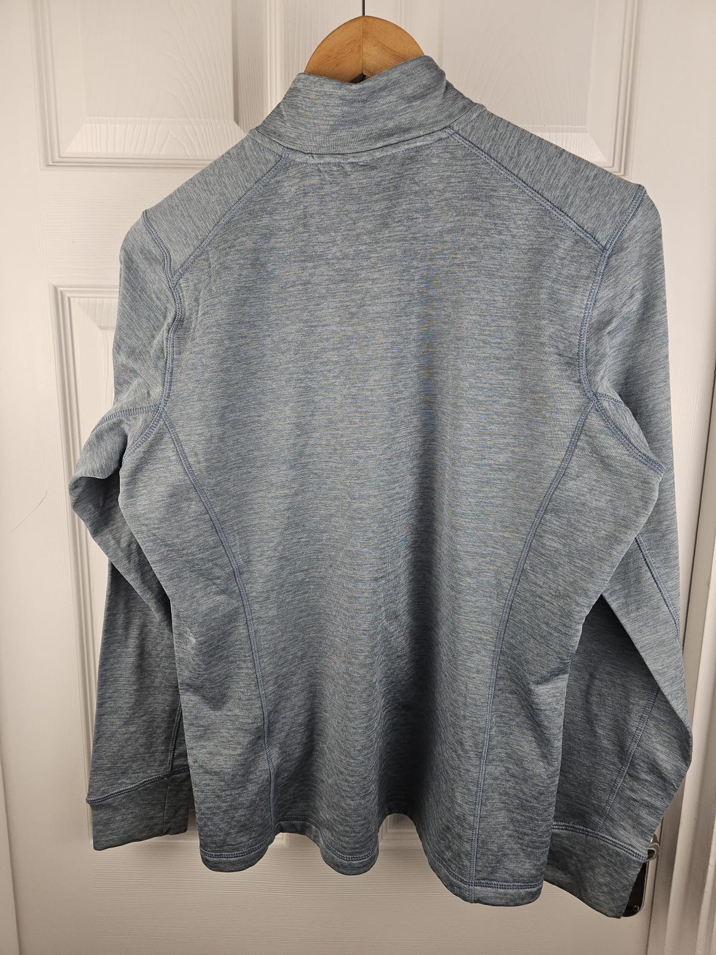 Rab Womens 1/2 Zip Pullover Thermic Fleece Jumper - UK 12 - Blue/Grey