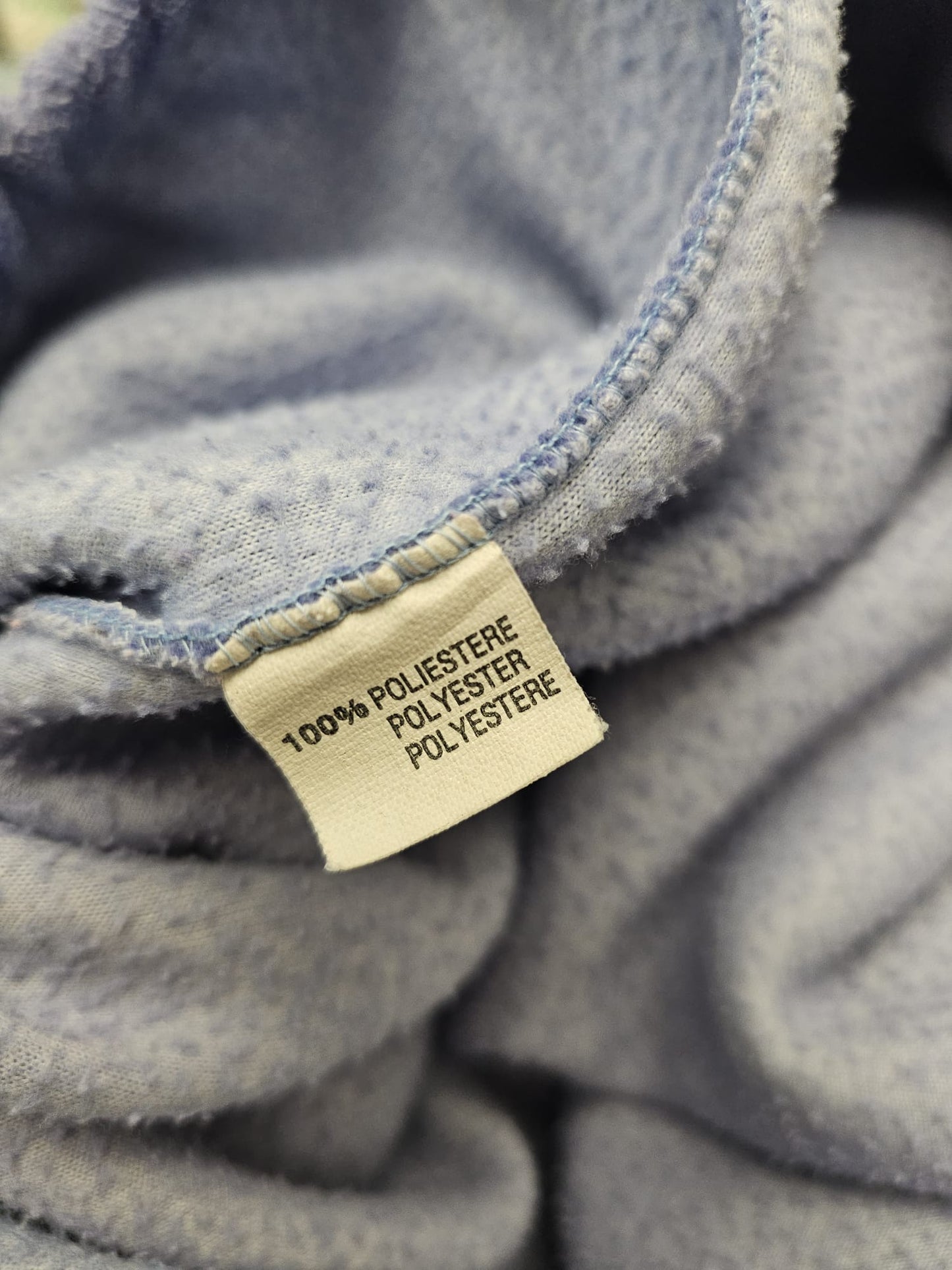 Vintage Used Co. 'Made In Italy' 1/4 Zip Pullover Fleece Jumper - L/Large - Unisex