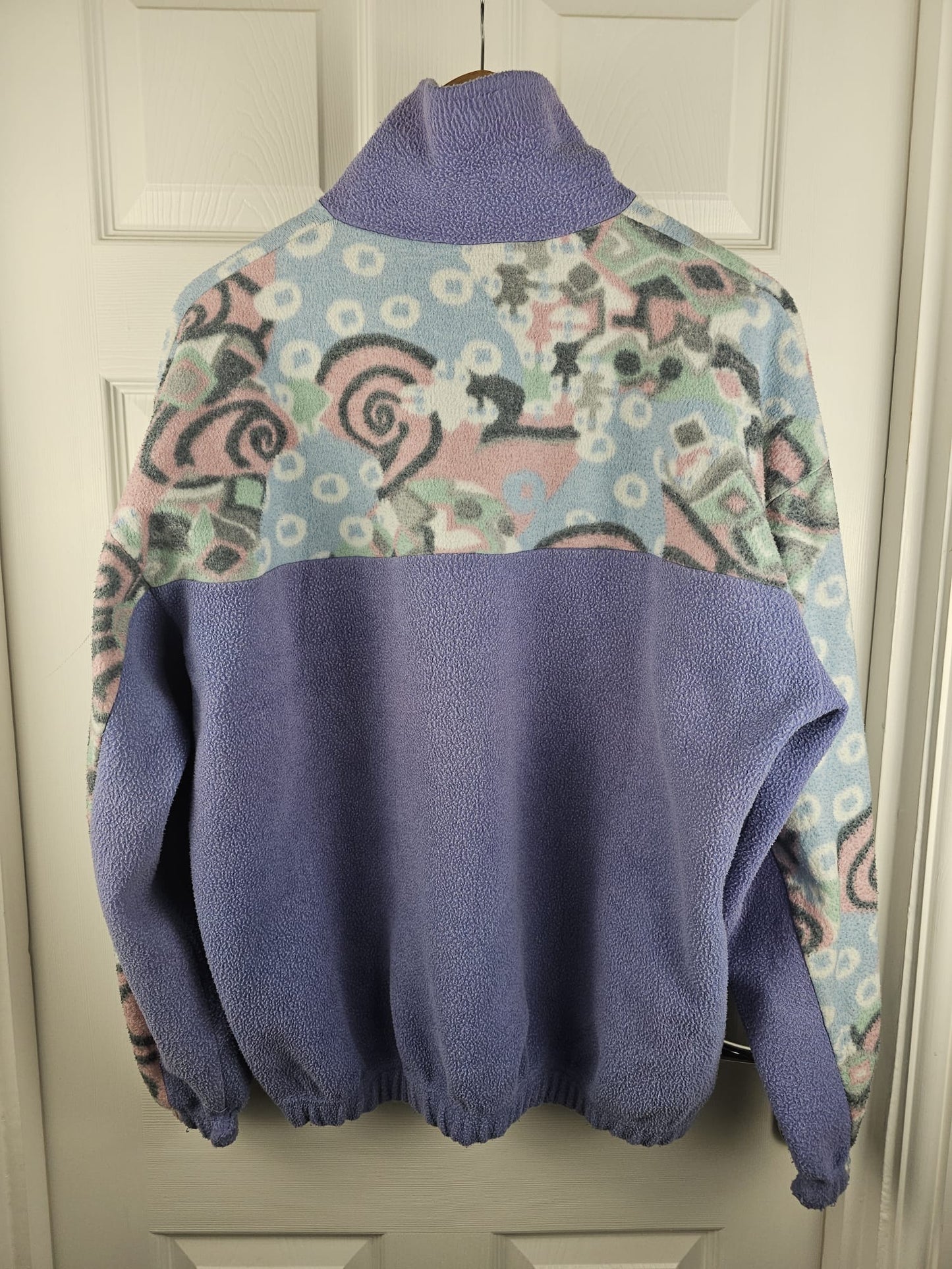 Vintage Used Co. 'Made In Italy' 1/4 Zip Pullover Fleece Jumper - L/Large - Unisex