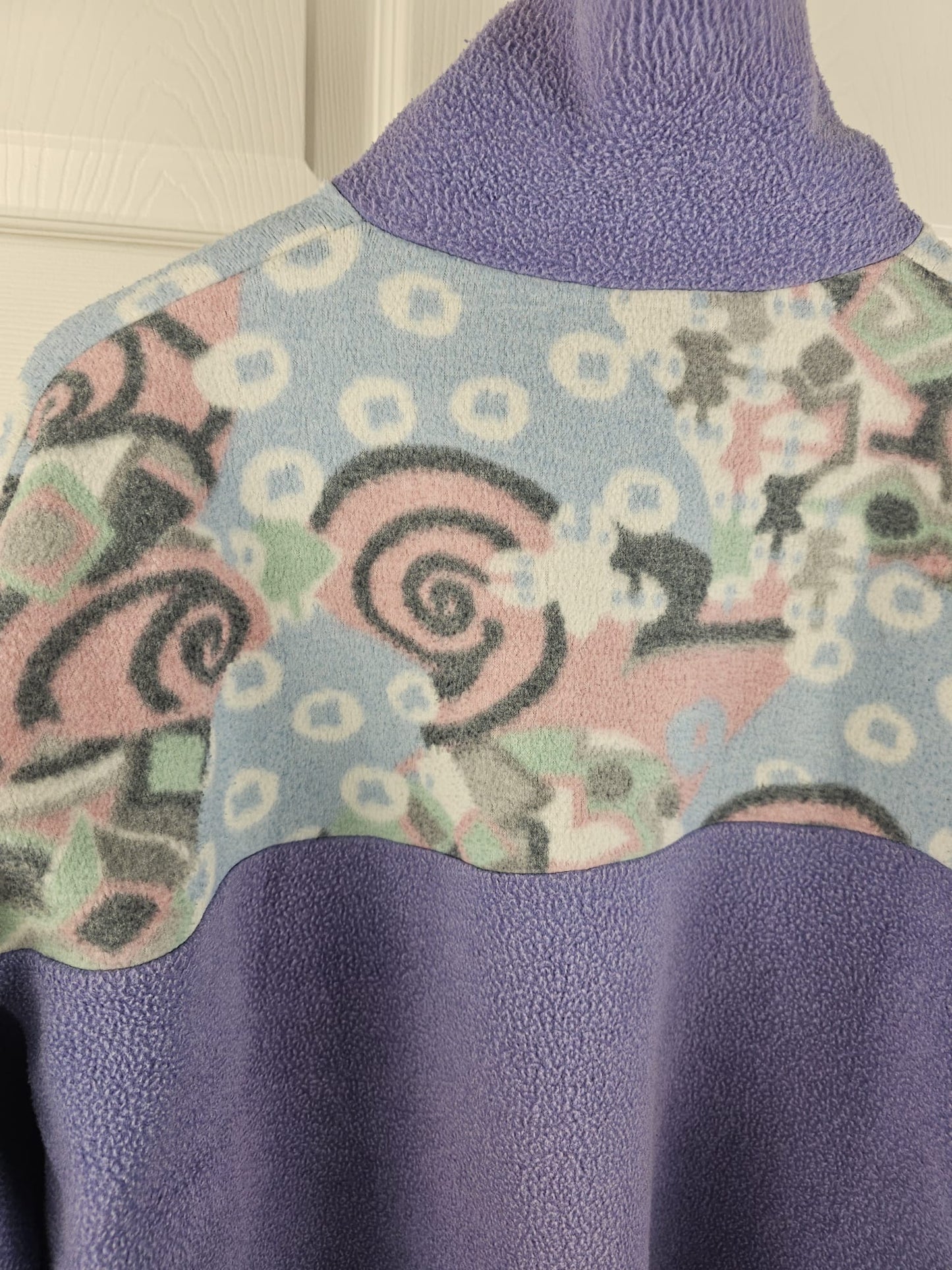 Vintage Used Co. 'Made In Italy' 1/4 Zip Pullover Fleece Jumper - L/Large - Unisex