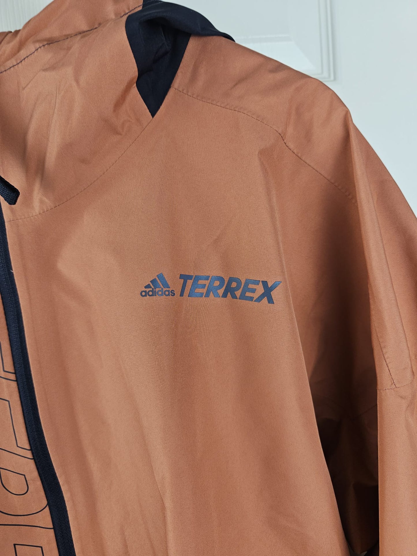Adidas Terrex Full Zip Hooded Gore-Tex Waterproof Coat/Jacket - 3XL/XXXL - UK 28-30