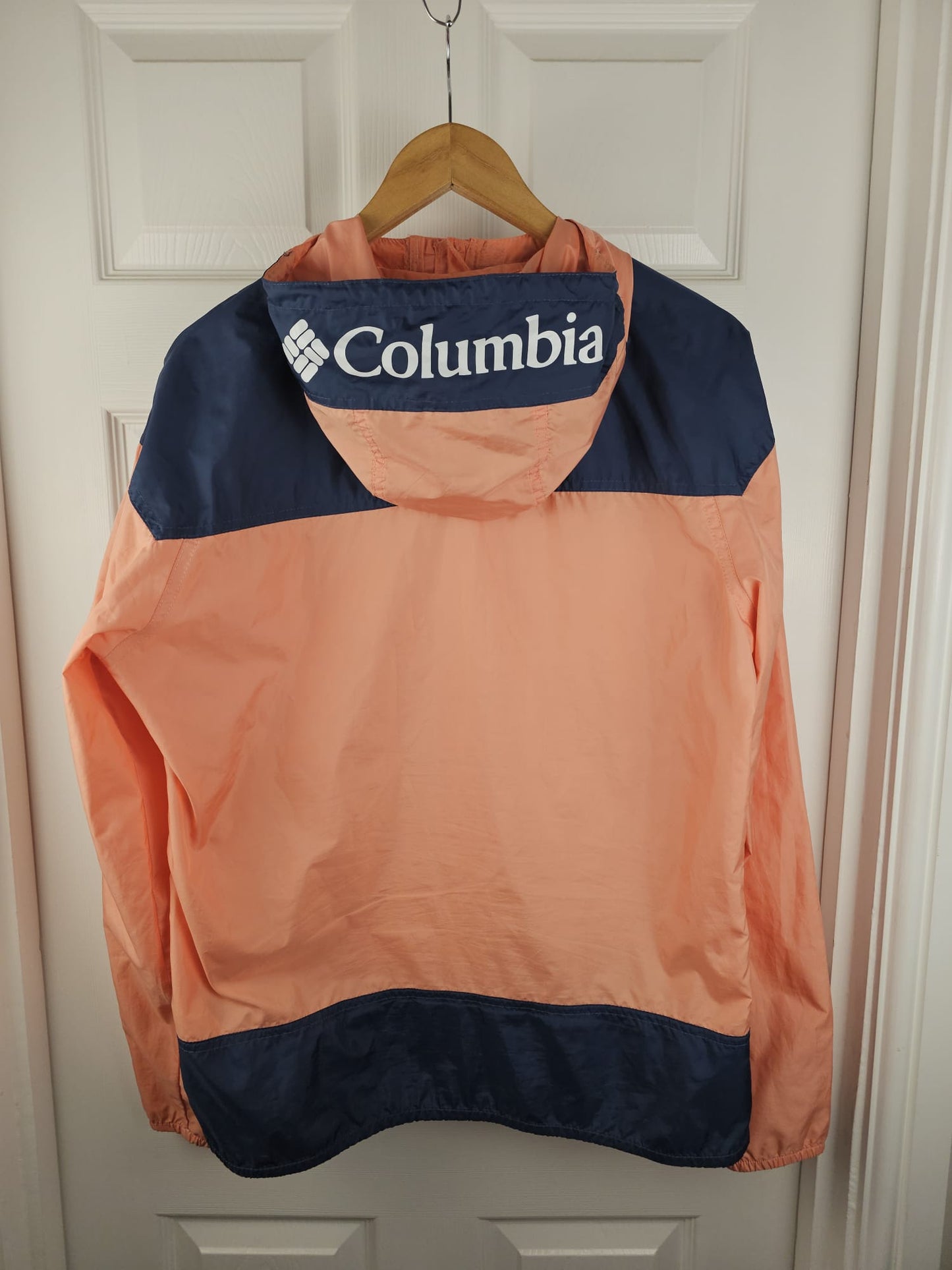 Columbia Challenger Packable Pullover 1/2 Zip Hooded Windbreaker - M/Medium