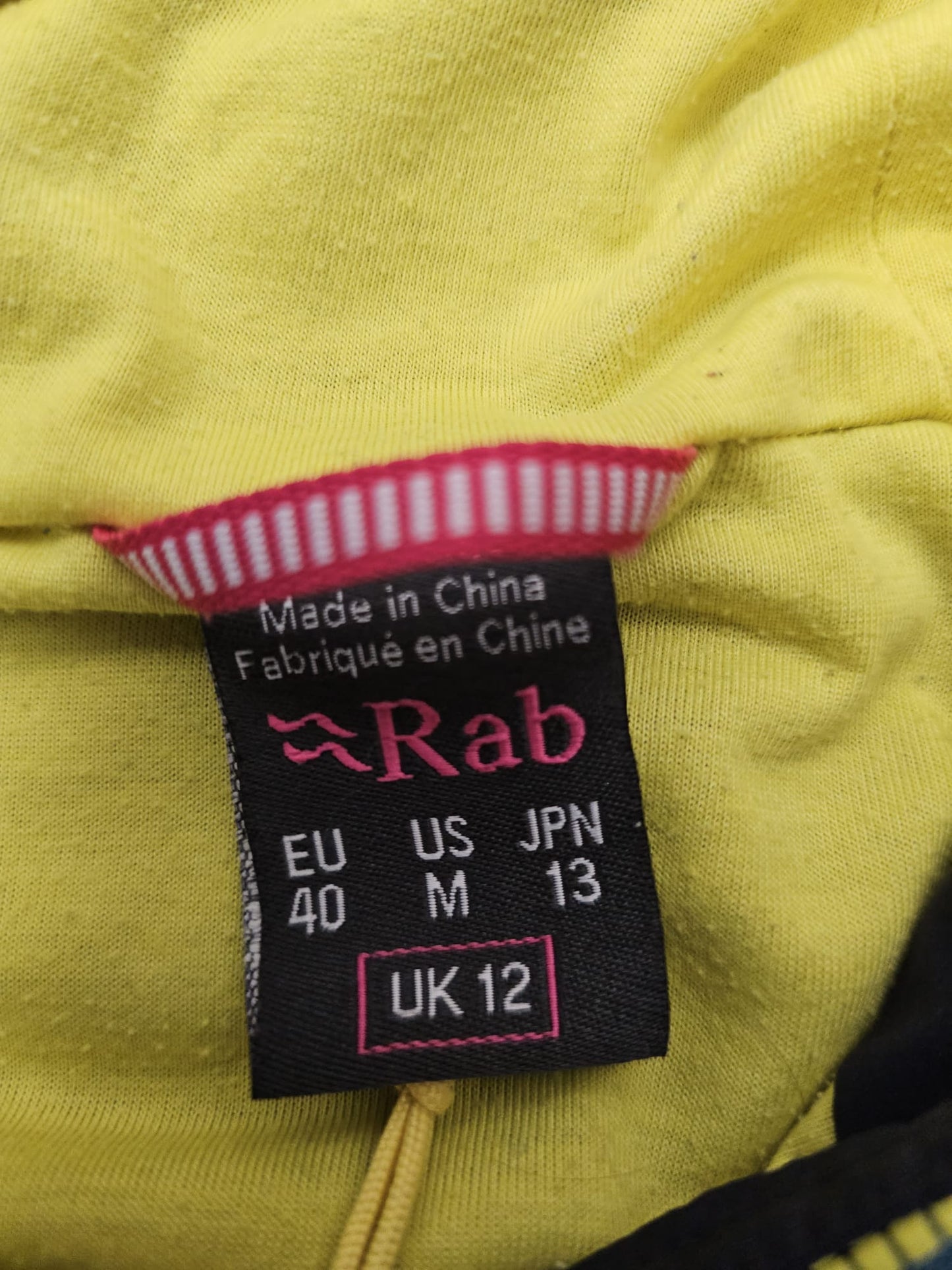 Rab Womens Rampage Pertex Microlight Activewear Full Zip Hooded Hiking/Climbing Jacket - UK 12