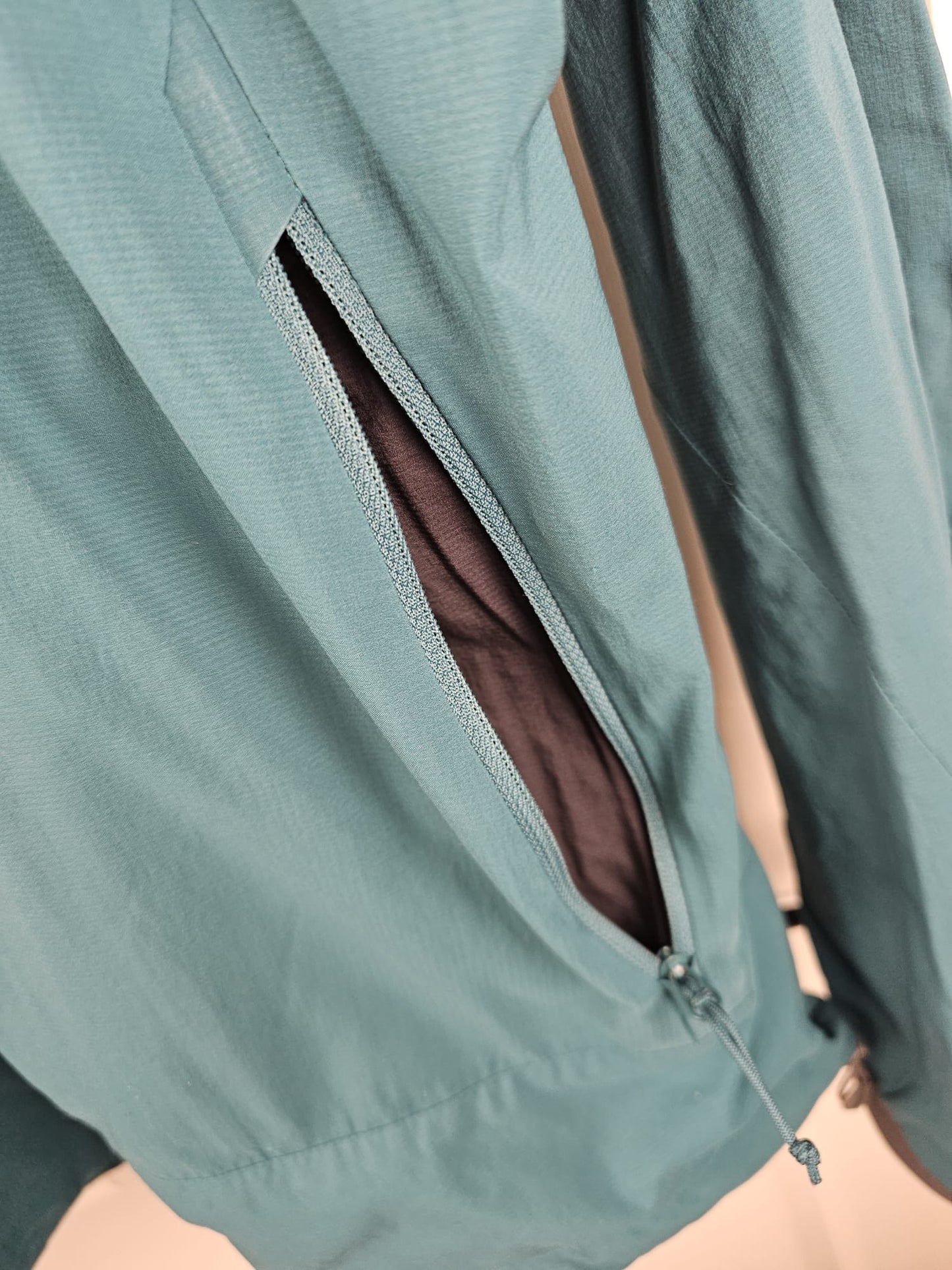 Rab Womens Rampage Pertex Microlight Activewear Full Zip Hooded Hiking/Climbing Jacket - UK 12