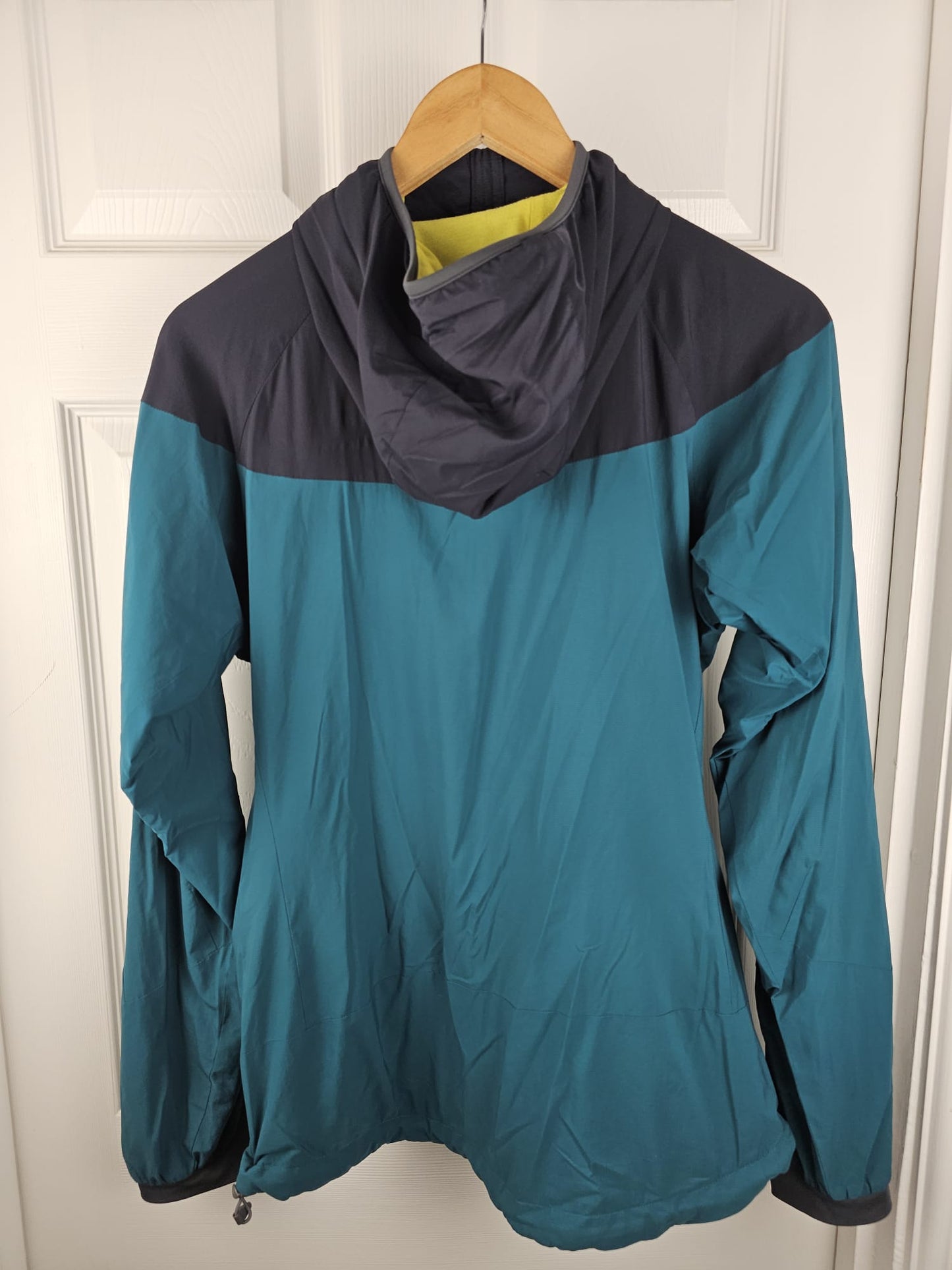 Rab Womens Rampage Pertex Microlight Activewear Full Zip Hooded Hiking/Climbing Jacket - UK 12