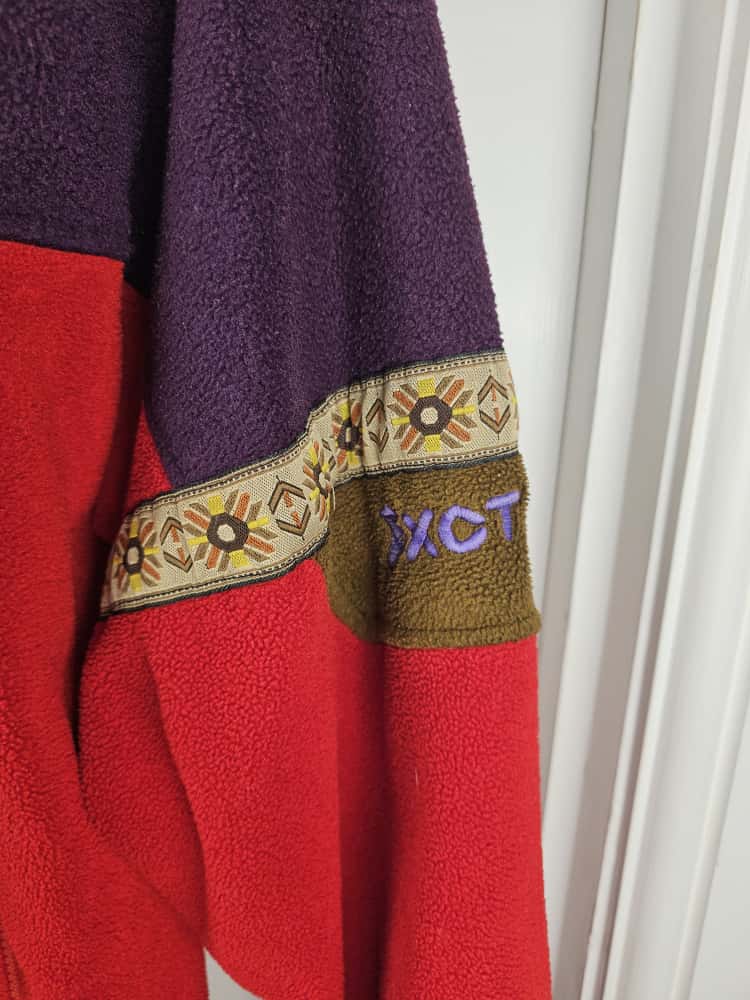 Berghaus XCT Vintage 90's Aztec Windstopper 1/2 Zip Fleece Jumper - M/Medium