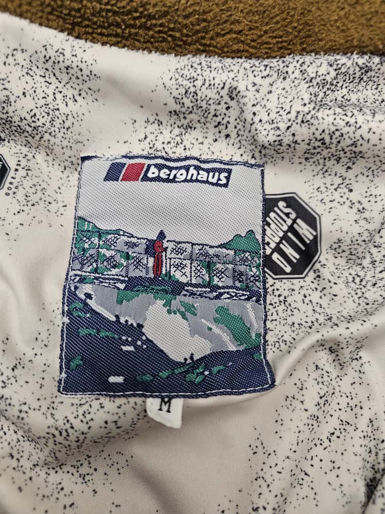 Berghaus XCT Vintage 90's Aztec Windstopper 1/2 Zip Fleece Jumper - M/Medium