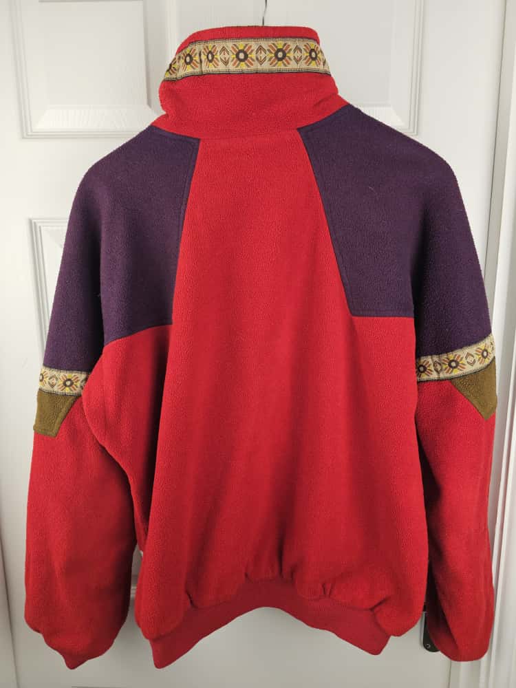 Berghaus XCT Vintage 90's Aztec Windstopper 1/2 Zip Fleece Jumper - M/Medium