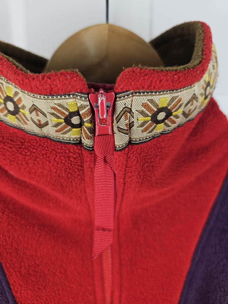 Berghaus XCT Vintage 90's Aztec Windstopper 1/2 Zip Fleece Jumper - M/Medium