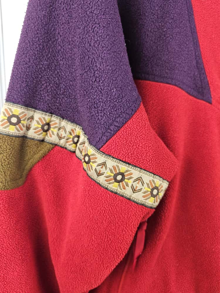 Berghaus XCT Vintage 90's Aztec Windstopper 1/2 Zip Fleece Jumper - M/Medium