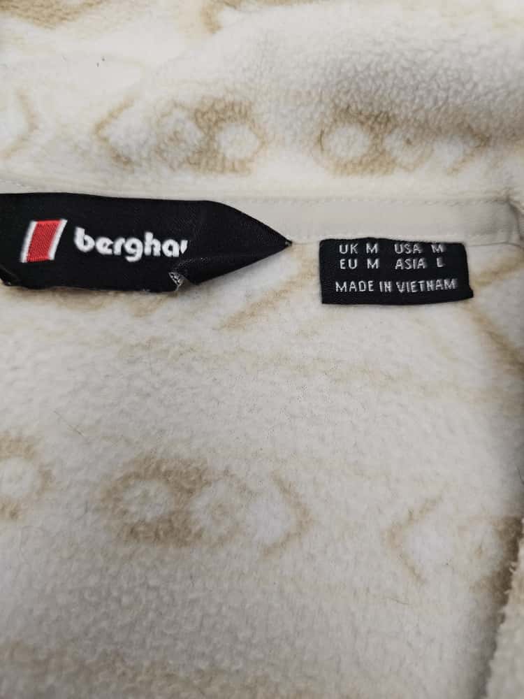 Berghaus Dean Street Unisex 1/2 Zip Pullover Fleece Jumper - M/Medium