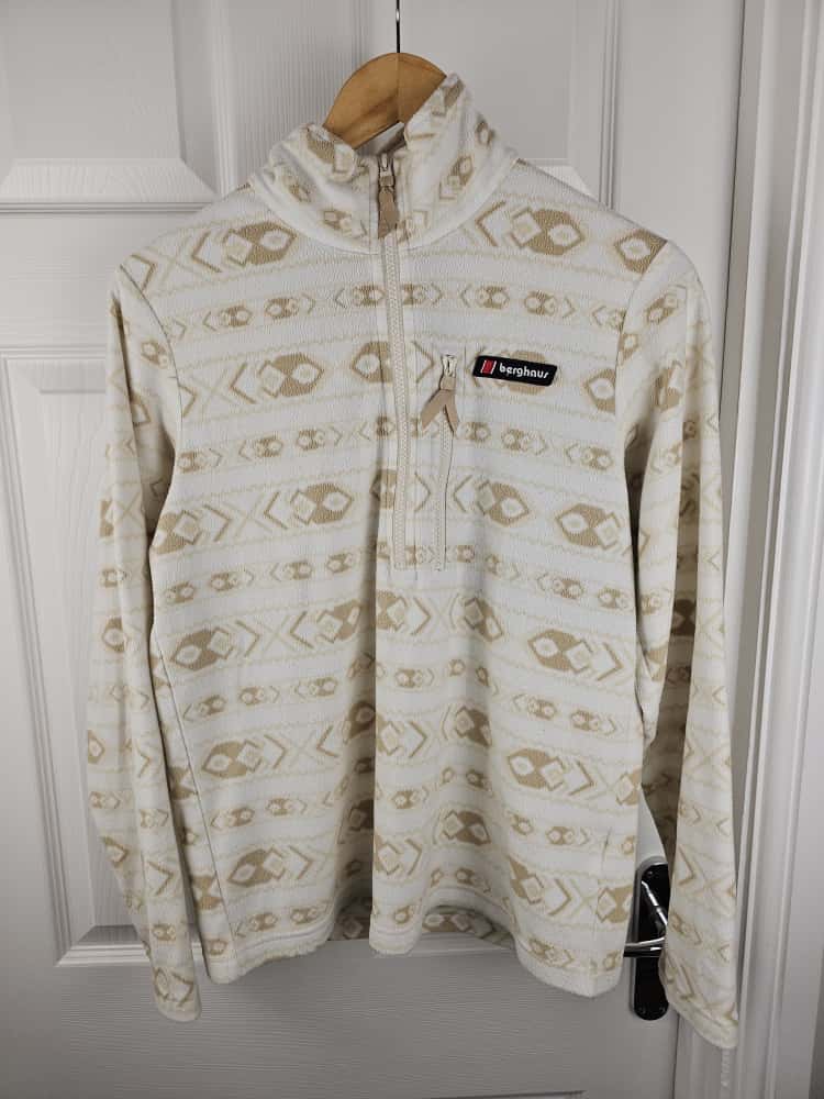 Berghaus Dean Street Unisex 1/2 Zip Pullover Fleece Jumper - S/Small