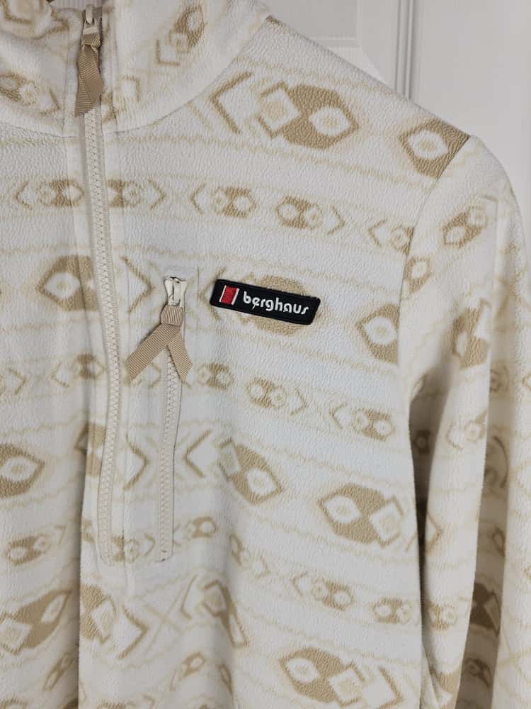 Berghaus Dean Street Unisex 1/2 Zip Pullover Fleece Jumper - S/Small