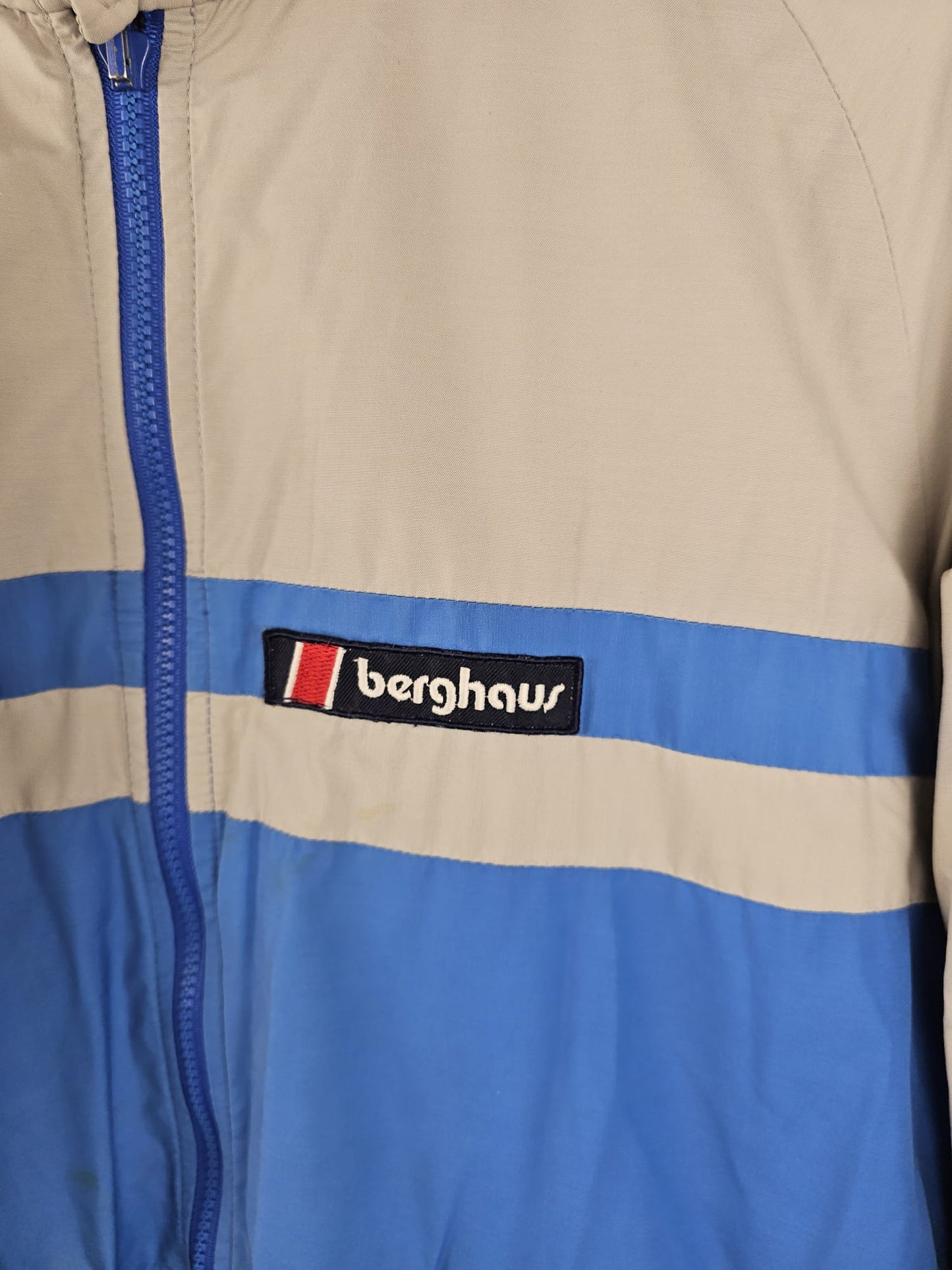 Berghaus Vintage Gemini Full Zip Insulated Jacket/Coat - M/Medium - Blue/Grey