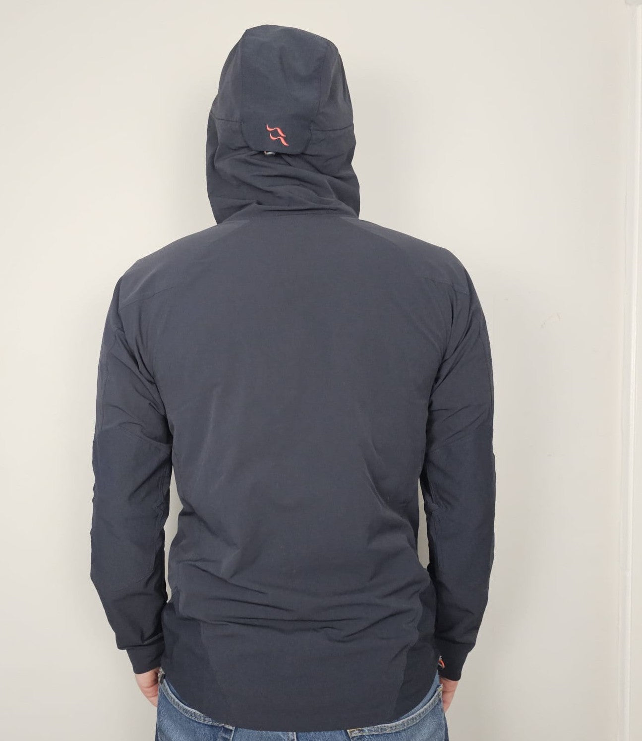 Rab Mens Torque Activewear/Hiking Full Zip Hooded Soft Shell Style jacket - M/Medium - Grey