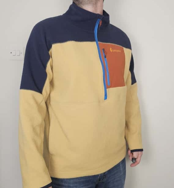 Cotopaxi Mens 1/2 Zip Pullover Fleece Jumper - L/Large