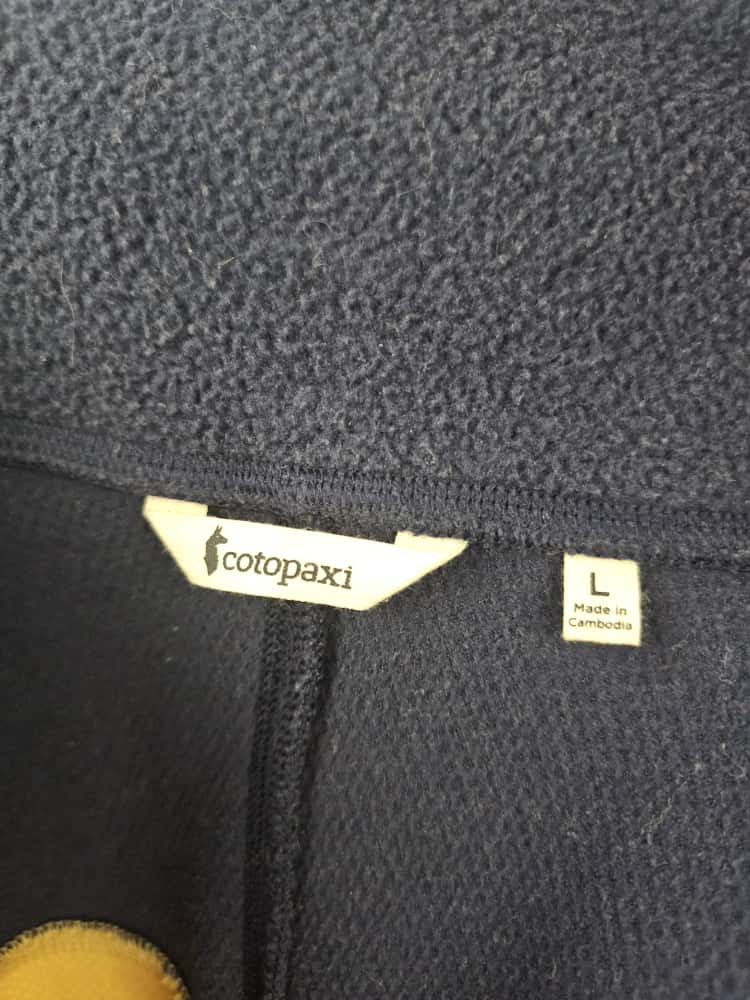 Cotopaxi Mens 1/2 Zip Pullover Fleece Jumper - L/Large