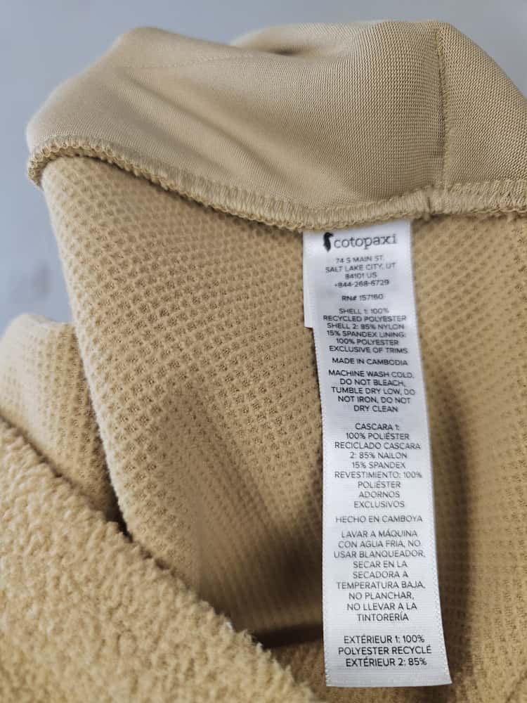 Cotopaxi Mens 1/2 Zip Pullover Fleece Jumper - L/Large