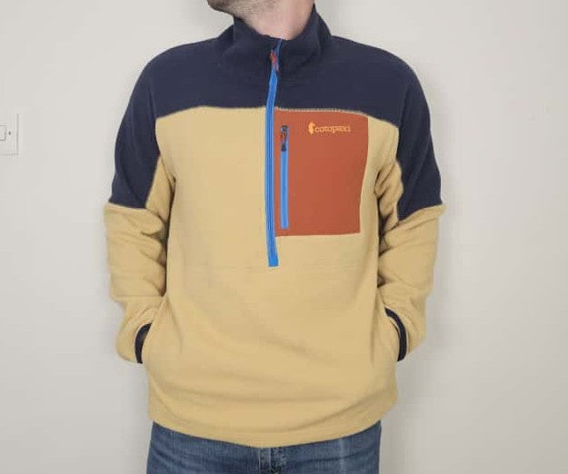 Cotopaxi Mens 1/2 Zip Pullover Fleece Jumper - L/Large