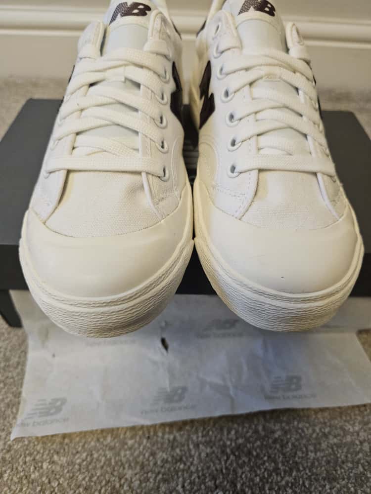 New Balance 100 Mens Trainers/Sneakers -  White/Burgundy