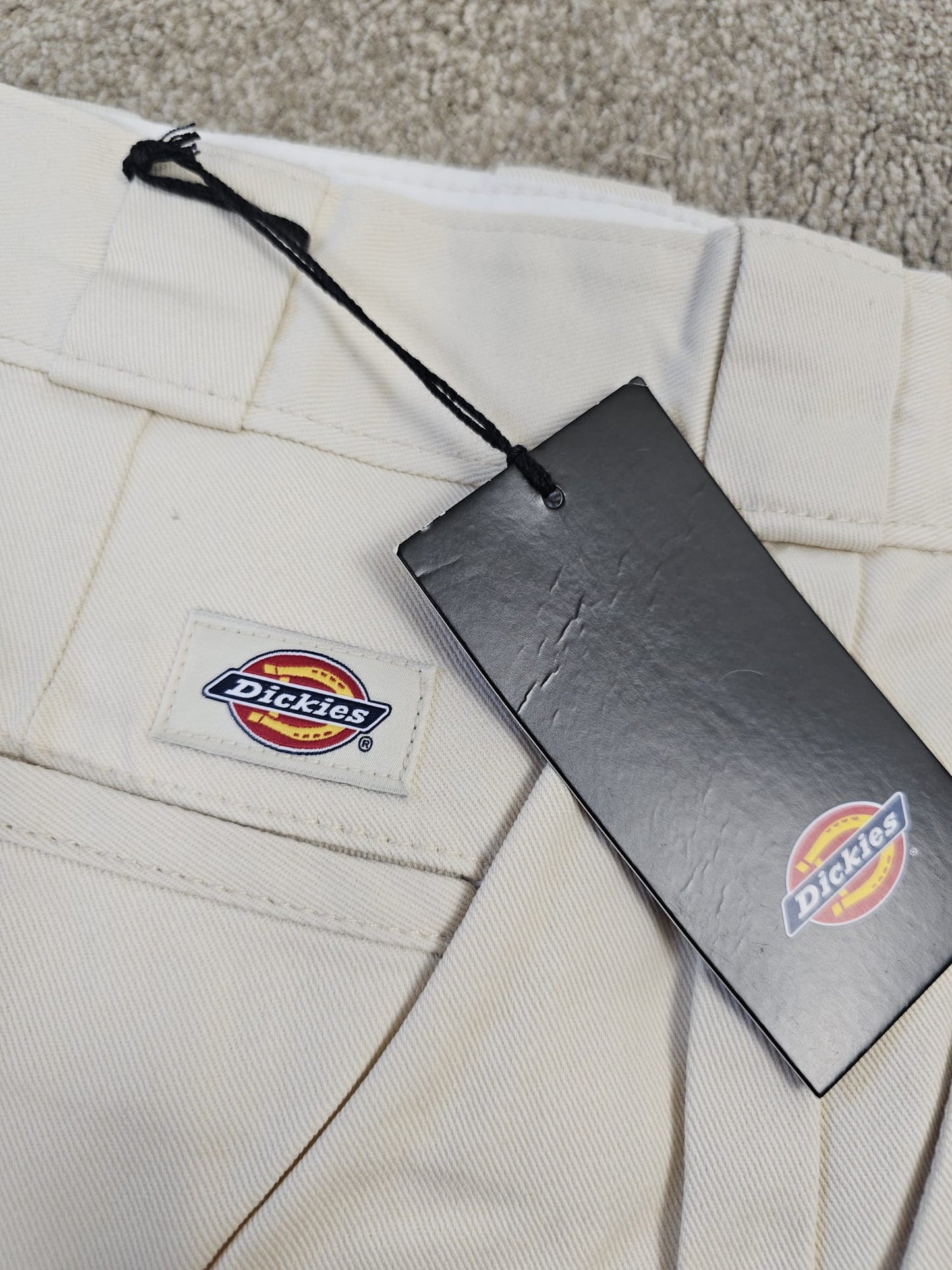 Dickies Womens Straight Leg Elizaville work Trousers/Pants - White/Off White