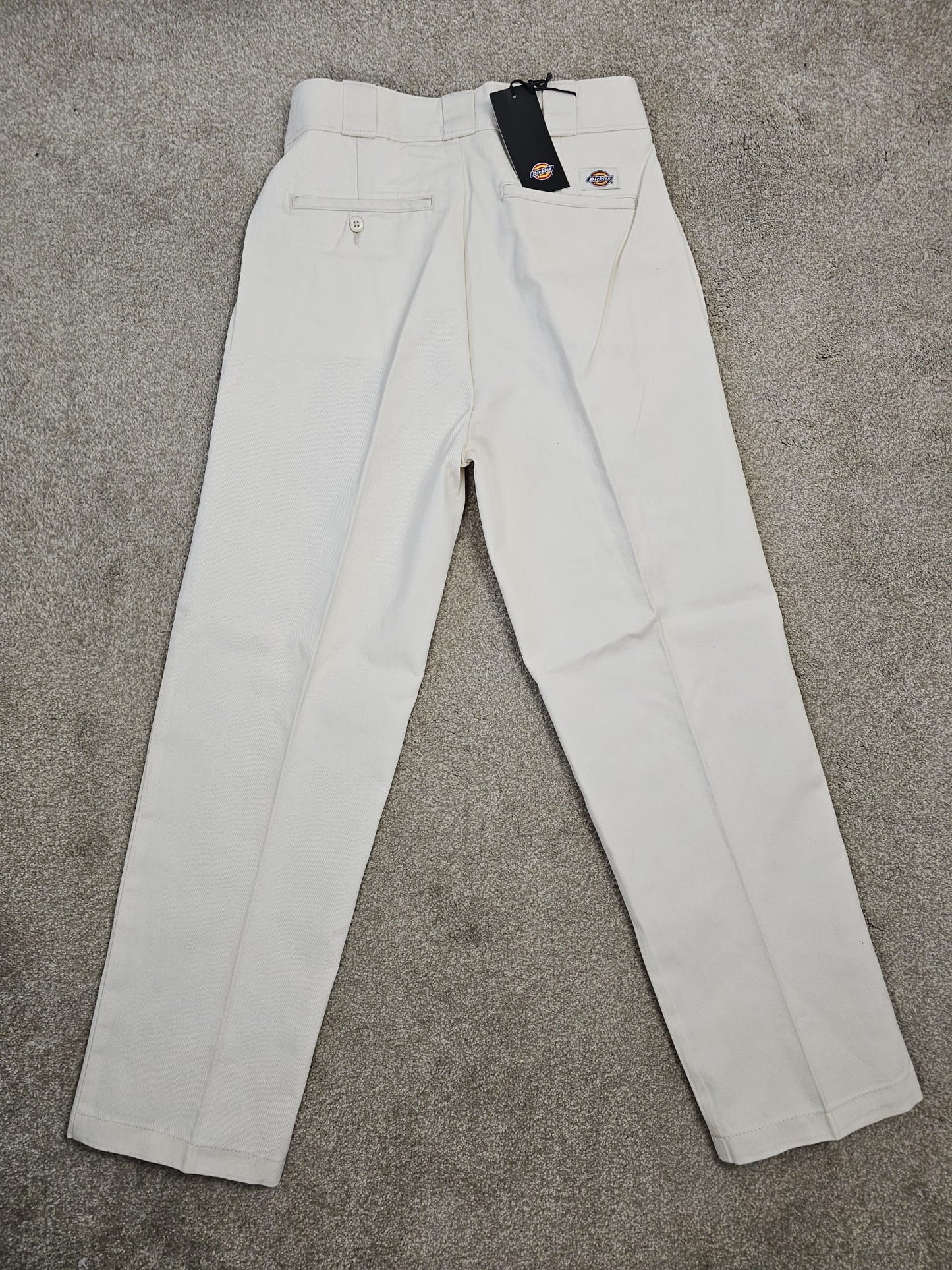 Dickies Womens Straight Leg Elizaville work Trousers/Pants - White/Off White