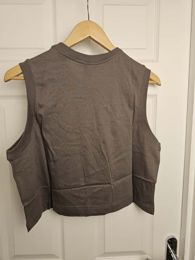 Nike Womens Essential Retro Tank Top - L/Large - Grey