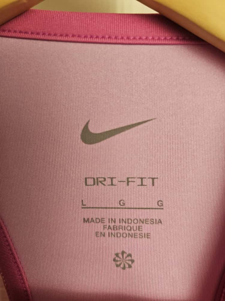 Nike Running Swoosh Gradient Cropped Tank Top - L/Large - Pink