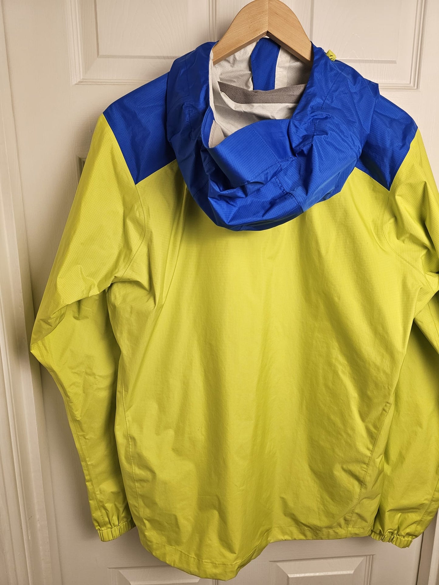 Patagonia Mens Torrent Shell H2NO Pullover 1/2 Zip Rain Jacket/Coat - M/Medium - Blue/Green