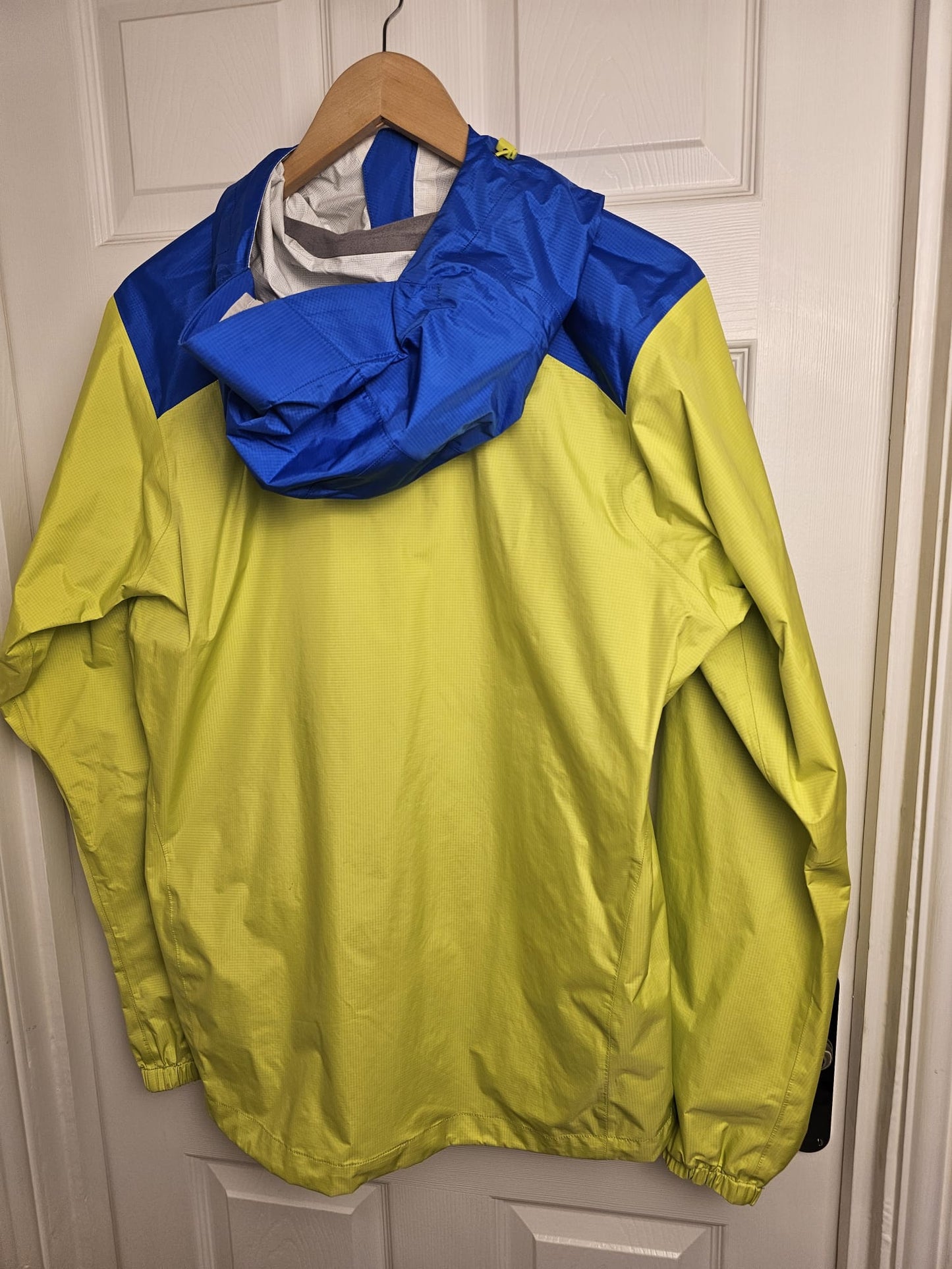 Patagonia Mens Torrent Shell H2NO Pullover 1/2 Zip Rain Jacket/Coat - M/Medium - Blue/Green