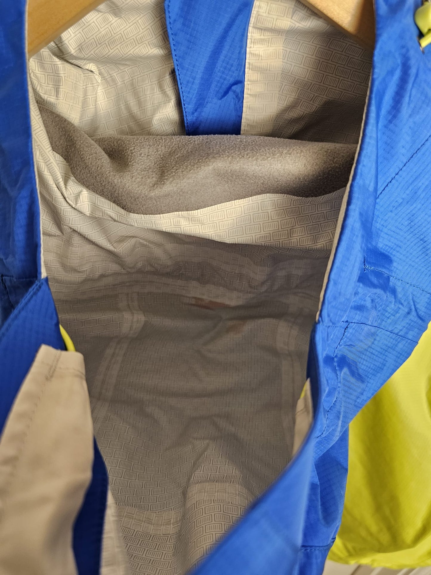 Patagonia Mens Torrent Shell H2NO Pullover 1/2 Zip Rain Jacket/Coat - M/Medium - Blue/Green