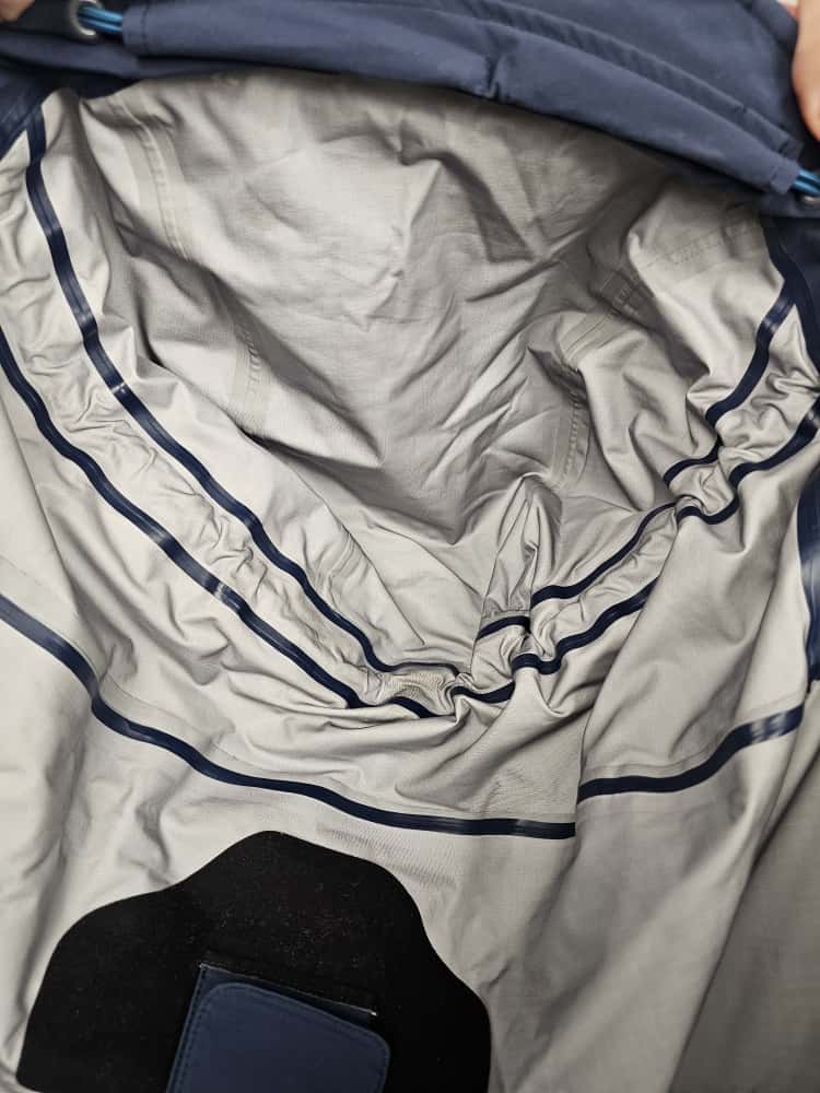 Mens Rab Sharp Edge Pertex Shield AP Full Zip Hooded Alpine Jacket/Coat - L/Large - Blue/Navy