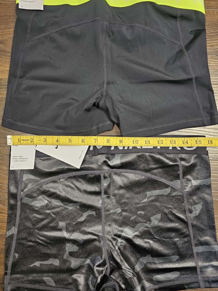 Nike Pro Training Womens Dri-Fit Activewear/Gym Bundle - Vest Tops And Booty Shorts - L/large