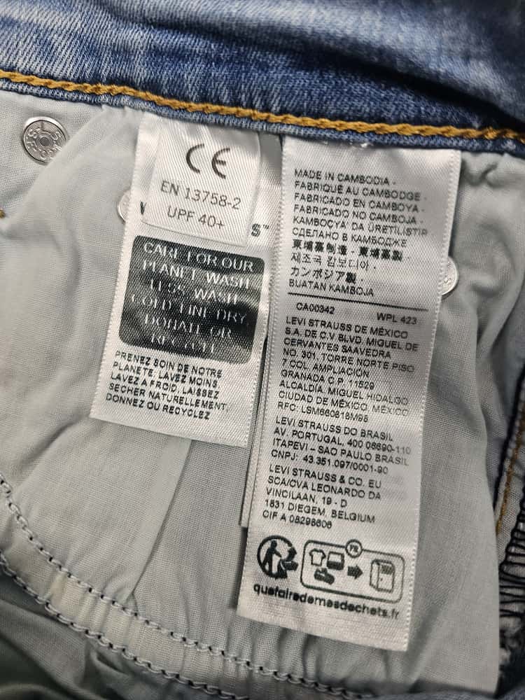 Levi's Womens Boyfriend Fit Mid Rise Tapered Leg Blue Jeans - W26/L30