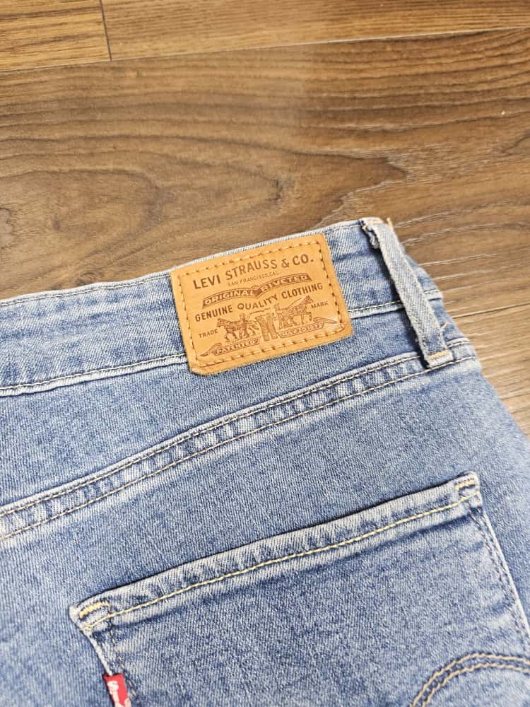 Levi's Womens Blue Jeans 721 High Rise Skinny Fit - W30/32L