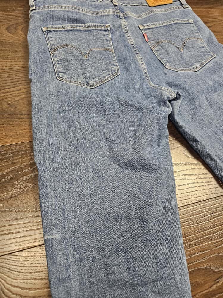 Levi's Womens Blue Jeans 721 High Rise Skinny Fit - W30/32L