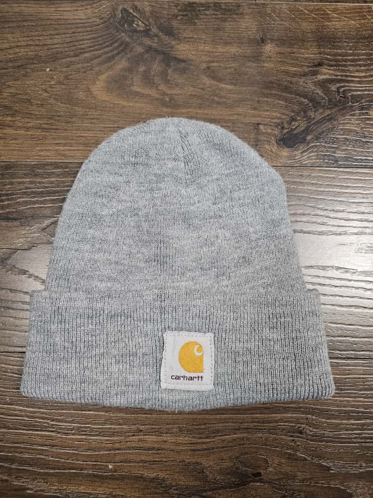 Vintage Unisex Carharrt Beanie Hat - One Size - Grey