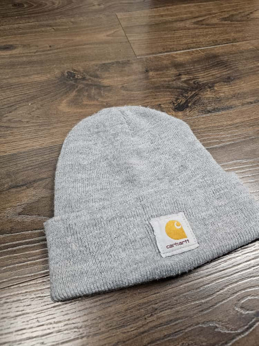 Vintage Unisex Carharrt Beanie Hat - One Size - Grey