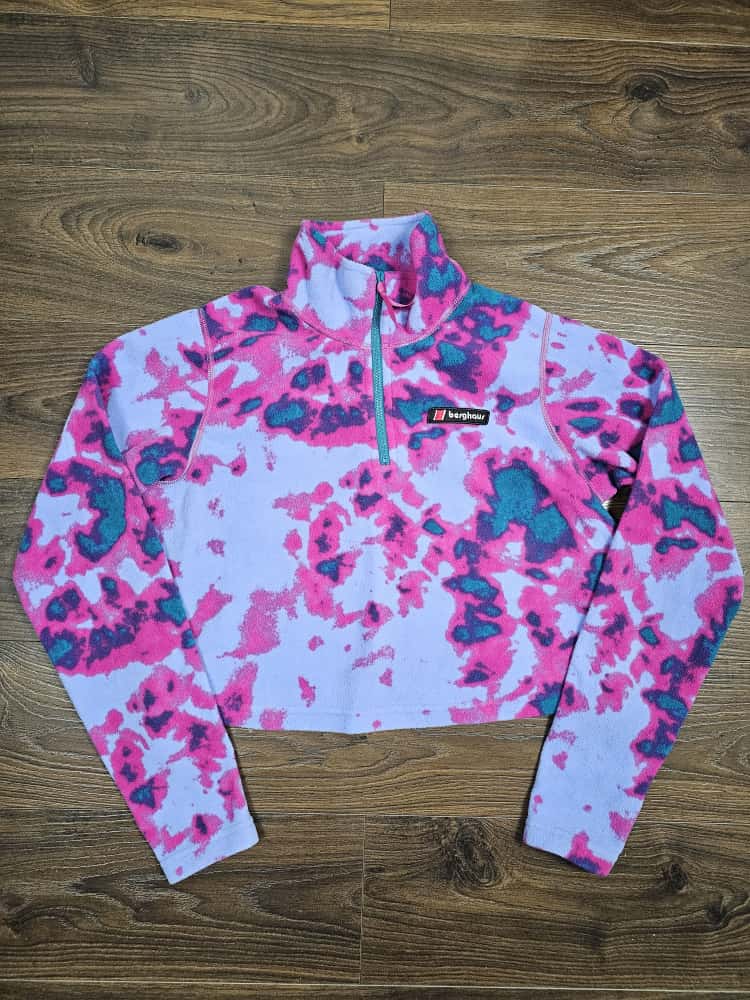 Berghaus Prism Womens Cropped Pullover 1/4 Zip Fleece Jumper - S/Small