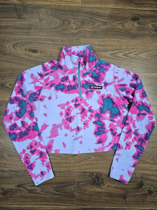 Berghaus Prism Womens Cropped Pullover 1/4 Zip Fleece Jumper - S/Small